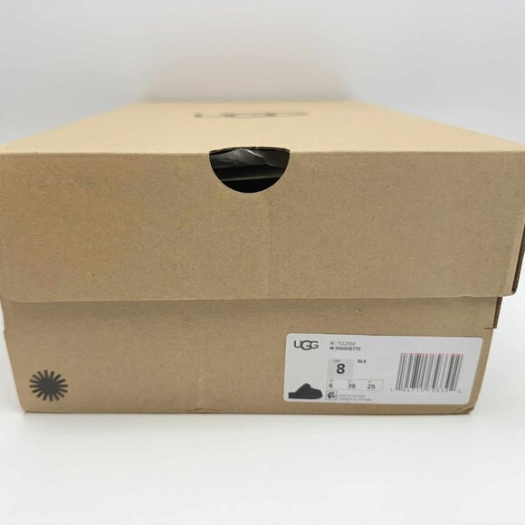 Share UGG Disquette Women's Slipper Black US Size 8 - Picture 5 of 5